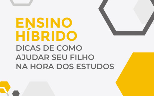 Ensino híbrido: dicas de como ajudar seu filho na hora dos estudos.
